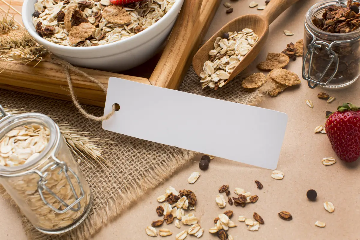 Assortment of Pure Protein bars with visible ingredients including whey, soy, peas, whole grains, and nuts.