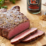 Texas Roadhouse Steak Seasoning in a bowl with ingredients, perfect for enhancing the flavor of steaks, chicken, and vegetables.